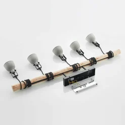 Lindby Amilia suspension, abat-jour béton 5 lampes| Suspensions Led|Suspensions