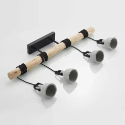 Lindby Amilia suspension abat-jour béton, 4 lampes| Suspensions Led|Suspensions