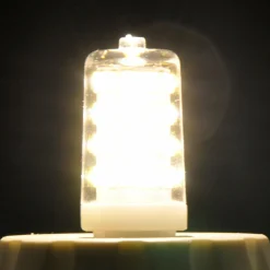Lindby Ampoule à broche LED, jeu de 3, G9, 3 W, transparent, 3.000 K| Ampoules Led G9|Ampoules Led