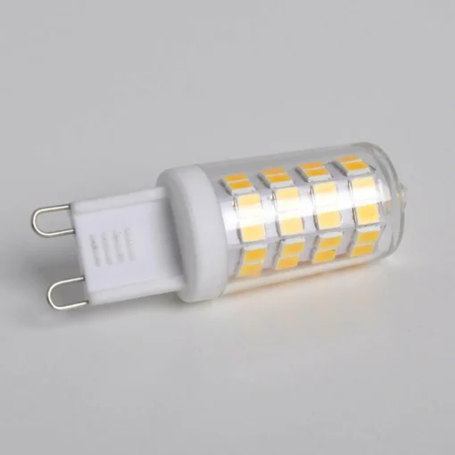 Lindby Ampoule à broche LED, jeu de 3, G9, 3 W, transparent, 3.000 K| Ampoules Led G9|Ampoules Led