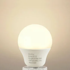 Lindby Ampoule LED E14 G45 4,5W 3.000K opale Set de 10 pièces| Ampoules Led E14|Ampoules Led