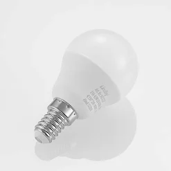 Lindby Ampoule LED E14 G45 4,5W 3.000K opale Set de 10 pièces| Ampoules Led E14|Ampoules Led