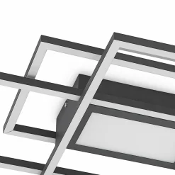 Lindby Caitlin plafonnier LED, anthracite| Plafonniers Led|Plafonniers