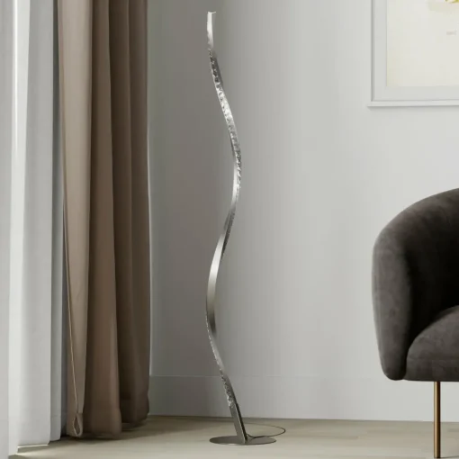 Lindby Criostal lampadaire LED changement couleur| Lampadaires Led|Lampadaires