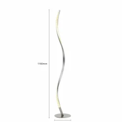 Lindby Criostal lampadaire LED changement couleur| Lampadaires Led|Lampadaires