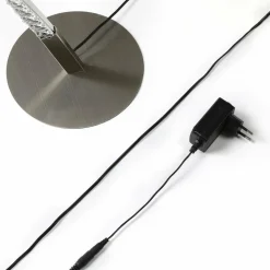 Lindby Criostal lampadaire LED changement couleur| Lampadaires Led|Lampadaires