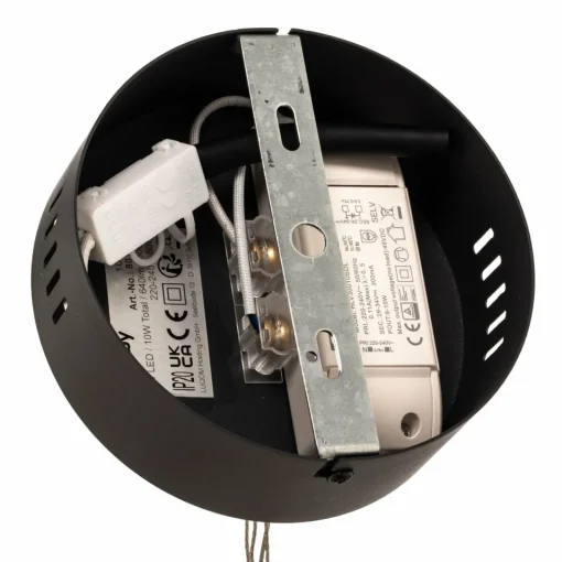 Lindby Eilika Suspension LED à 1 lampe. anthracite| Suspensions Led|Suspensions