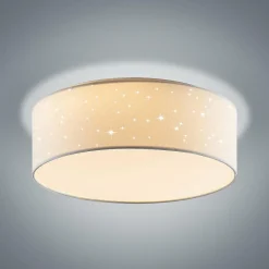 Lindby Ellamina plafonnier LED, 40 cm, blanc| Plafonniers Led|Plafonniers