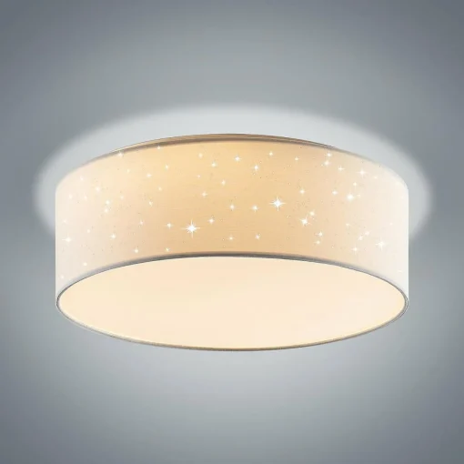 Lindby Ellamina plafonnier LED, 40 cm, blanc| Plafonniers Led|Plafonniers