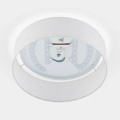Lindby Ellamina plafonnier LED, 40 cm, blanc| Plafonniers Led|Plafonniers