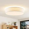 Lindby Ellamina plafonnier LED, 60 cm, blanc| Plafonniers Led|Plafonniers