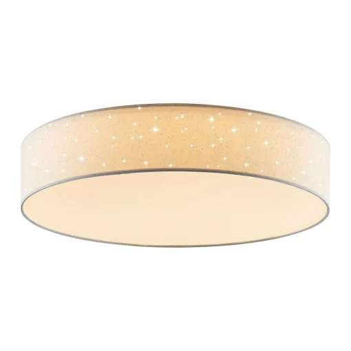 Lindby Ellamina plafonnier LED, 60 cm, blanc| Plafonniers Led|Plafonniers