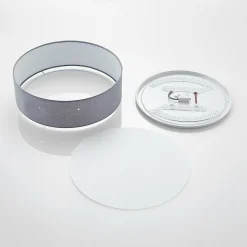 Lindby Ellamina plafonnier LED, 40 cm, gris clair| Plafonniers Led|Plafonniers