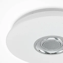 Lindby Elpida Plafonnier LED avec haut-parleur| Plafonniers Led|Plafonniers