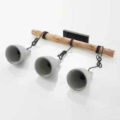 Lindby Esmila suspension avec abat-jour en béton| Suspensions Led|Suspensions