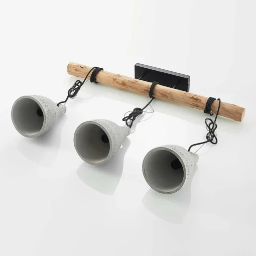 Lindby Esmila suspension avec abat-jour en béton| Suspensions Led|Suspensions