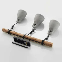 Lindby Esmila suspension avec abat-jour en béton| Suspensions Led|Suspensions