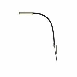 Lindby Flexola liseuse LED, nickel, angulaire, fer, fiche| Luminaires Led D'Intérieur