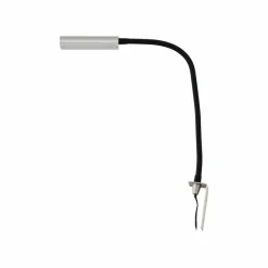 Lindby Flexola liseuse LED, nickel, angulaire, fer, fiche| Luminaires Led D'Intérieur
