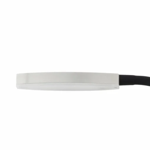 Lindby Flexola Liseuse LED, nickel, rond, fer, fiche| Luminaires Led D'Intérieur