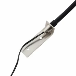 Lindby Flexola Liseuse LED, nickel, rond, fer, fiche| Luminaires Led D'Intérieur