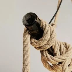 Lindby Hajo suspension à 6 lampes, corde| Suspensions Led|Suspensions