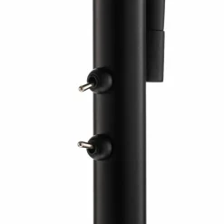 Lindby Irmino lampe sur pied avec abat-jour en verre fumé| Lampadaires Led|Lampadaires
