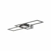 Lindby Ismera Plafonnier LED 3 cadres, anthracite| Plafonniers Led|Plafonniers