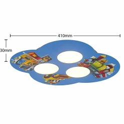 Lindby Jan plafonnier chambre enfant, voitures| Plafonniers Led|Plafonniers
