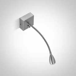 Lindby Jolka liseuse LED, nickel satiné| Appliques Murales Led|Appliques Murales