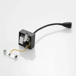 Lindby Jolka liseuse LED, interrupteur, noir mat| Luminaires Led D'Intérieur