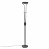 Lindby Josefin Lampadaire à éclairage indirect LED, noir| Lampadaires Led|Lampadaires