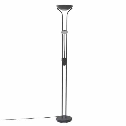 Lindby Josefin Lampadaire à éclairage indirect LED, noir| Lampadaires Led|Lampadaires