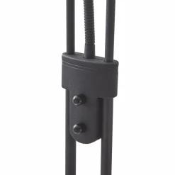 Lindby Josefin Lampadaire à éclairage indirect LED, noir| Lampadaires Led|Lampadaires