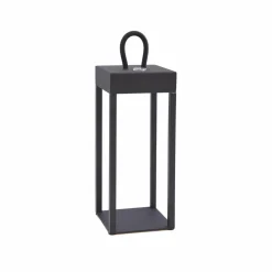 Lindby lampe de table LED rechargeable Iruna, noir, métal, 27cm, à intensité| Lampes À Poser Led|Lampes À Poser Et Lampes De Table