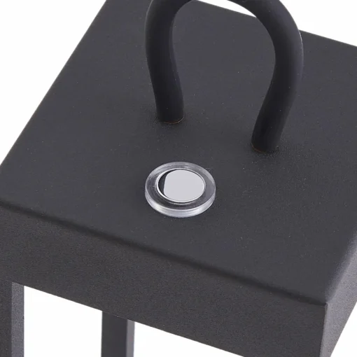Lindby lampe de table LED rechargeable Iruna, noir, métal, 27cm, à intensité| Lampes À Poser Led|Lampes À Poser Et Lampes De Table