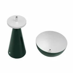 Lindby lampe de table LED rechargeable Nevijo, vert, Ø20 cm, USB,| Lampes À Poser Led|Lampes À Poser Et Lampes De Table