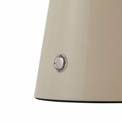 Lindby lampe de table LED rechargeable Nevijo, beige, Ø20cm, USB,| Lampes À Poser Led|Lampes À Poser Et Lampes De Table