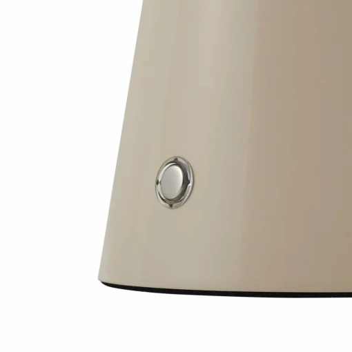 Lindby lampe de table LED rechargeable Nevijo, beige, Ø20cm, USB,| Lampes À Poser Led|Lampes À Poser Et Lampes De Table