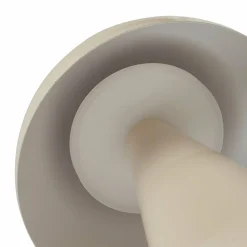 Lindby lampe de table LED rechargeable Nevijo, beige, Ø20cm, USB,| Lampes À Poser Led|Lampes À Poser Et Lampes De Table