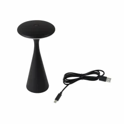 Lindby lampe de table LED rechargeable Evelen, noir, IP54, CCT| Lampes À Poser Led|Lampes À Poser Et Lampes De Table