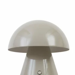 Lindby lampe de table LED rechargeable Nevijo, gris, Ø18cm, USB, variateur| Lampes À Poser Led|Lampes À Poser Et Lampes De Table