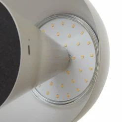 Lindby lampe de table LED rechargeable Nevijo, gris, Ø18cm, USB, variateur| Lampes À Poser Led|Lampes À Poser Et Lampes De Table