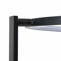 Lindby lampe sur pied LED Rayon, noir, métal, hauteur 150,3 cm| Lampadaires Led|Lampadaires