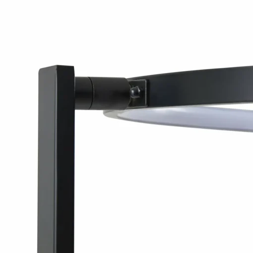 Lindby lampe sur pied LED Rayon, noir, métal, hauteur 150,3 cm| Lampadaires Led|Lampadaires