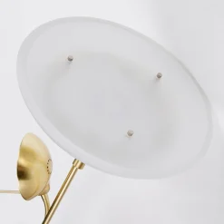 Lindby lampe sur pied LED Yveta, couleur laiton, métal, intensité variable| Lampadaires Led|Lampadaires