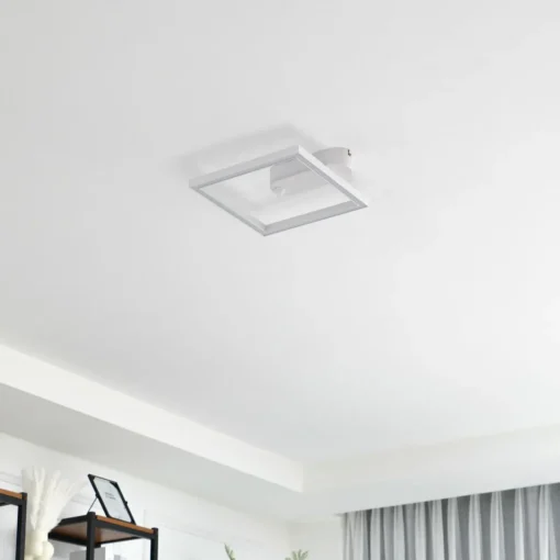 Lindby LED plafonnier Yulla, blanc, détecteur de mouvement| Plafonniers Led|Plafonniers