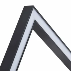 Lindby LED plafonnier Yulla, noir, détecteur de mouvement| Plafonniers Led|Plafonniers