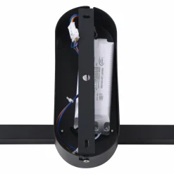 Lindby LED plafonnier Yulla, noir, détecteur de mouvement| Plafonniers Led|Plafonniers