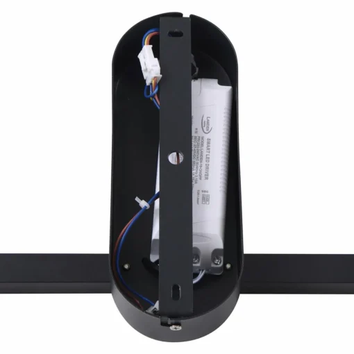 Lindby LED plafonnier Yulla, noir, détecteur de mouvement| Plafonniers Led|Plafonniers
